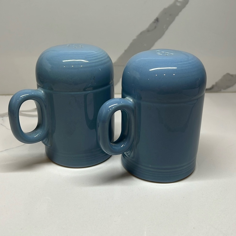 Fiestaware Perwinkle Blue Salt and Pepper Shakers